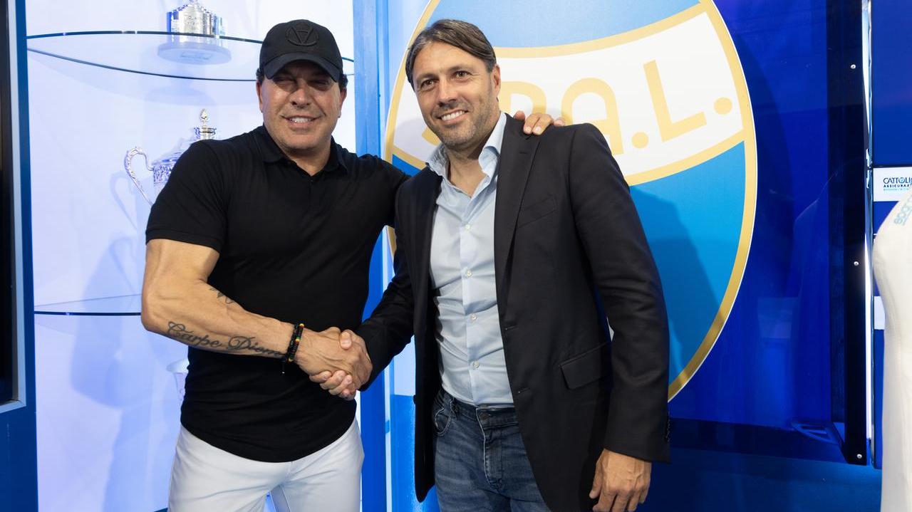 Spal, Tacopina presenta il nuovo allenatore Andrea Dossena