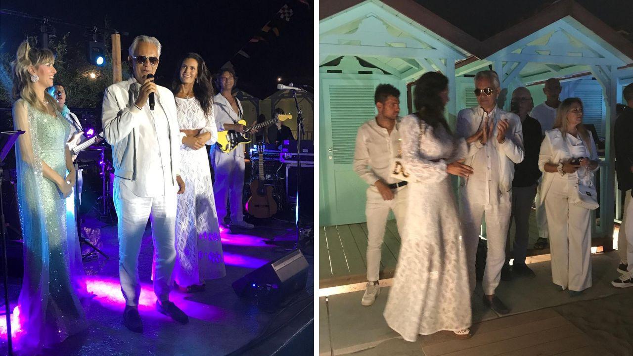 
	Due immagini della serata all'Alpemare

