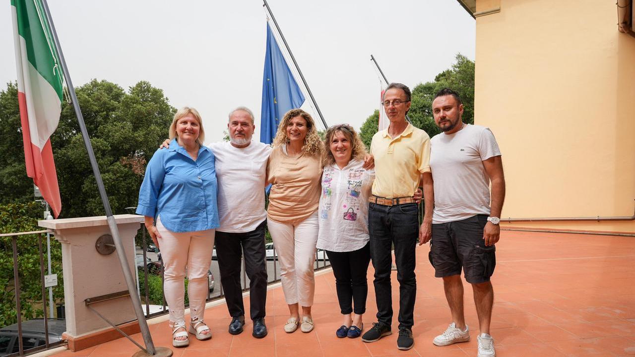 Da sinistra: Marraccini, Crisci, De Caro, D'Oto, Mariotti e Roviezzo (foto Nucci)