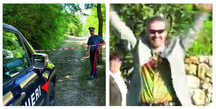 
	I carabieni a Morsiano, accanto la vittima Stefano Daveti

