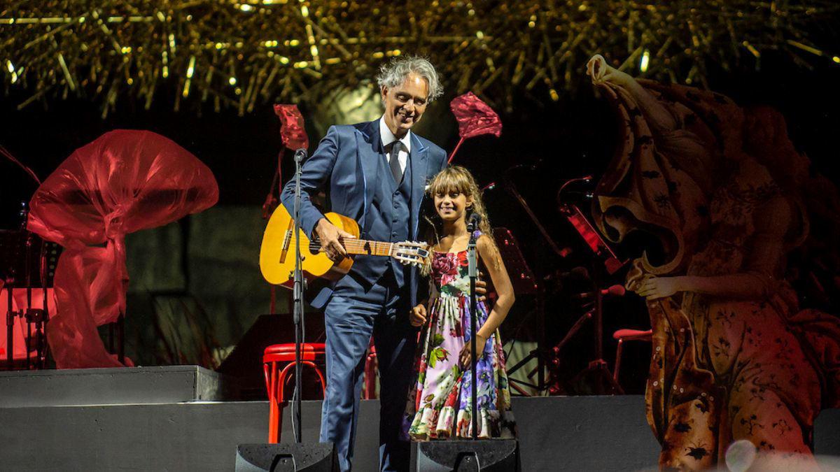 Andrea Bocelli e la figlia Virginia