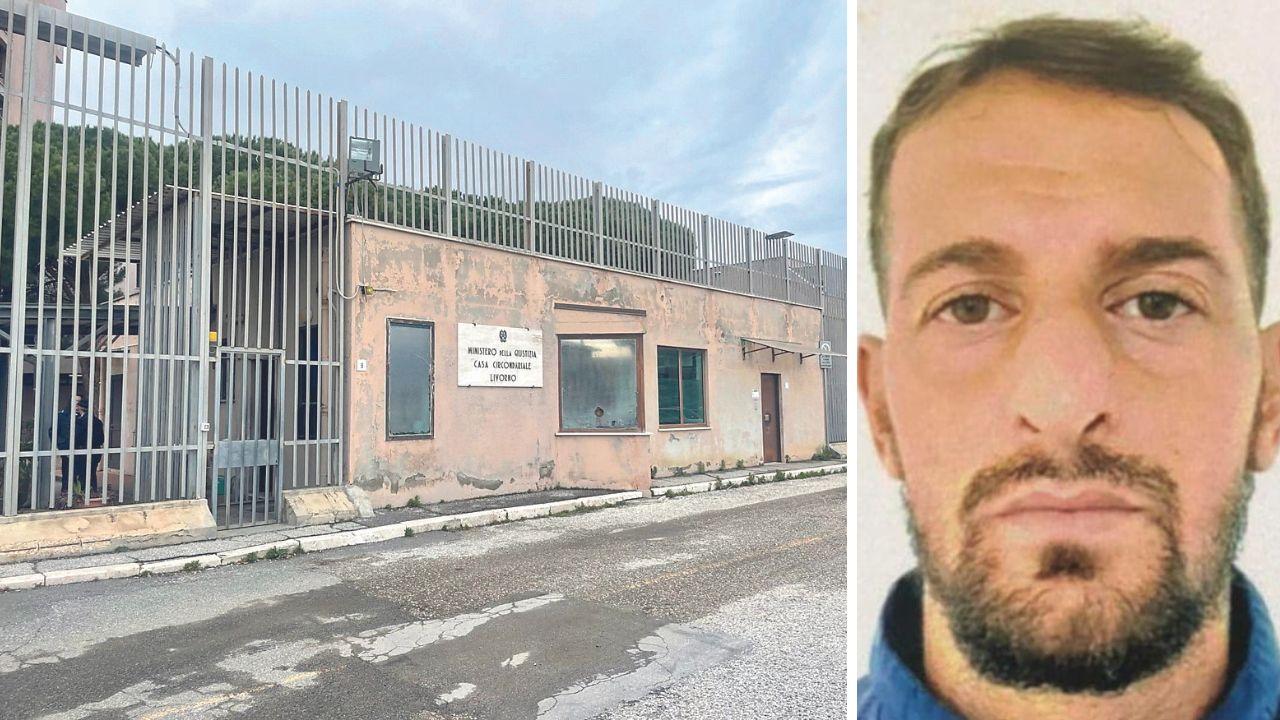 Il carcere di Livorno e Umberto Reazione, l'uomo evaso e poi ripreso a Tiburtina