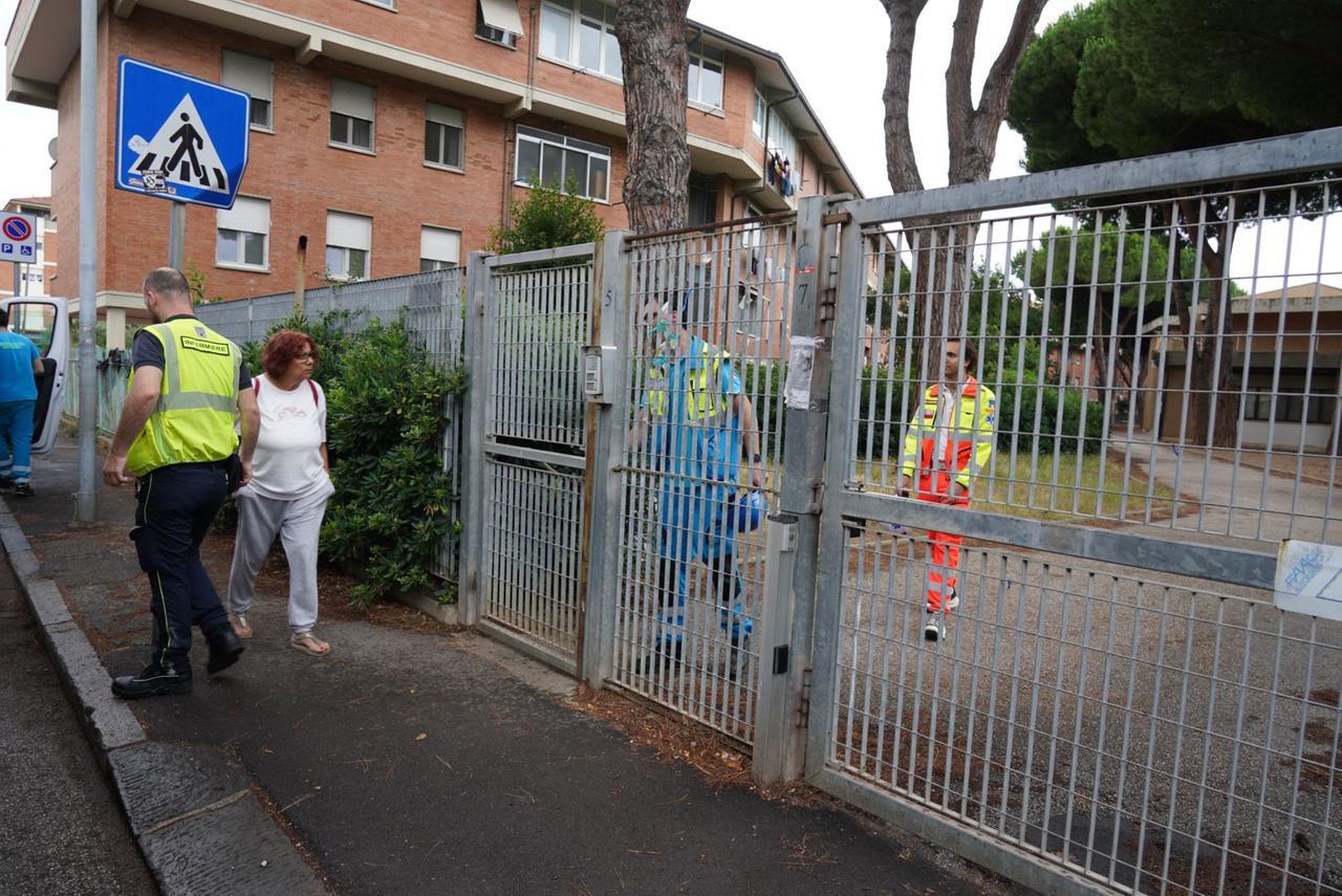 
	I soccorritori sul posto (foto Silvi)


