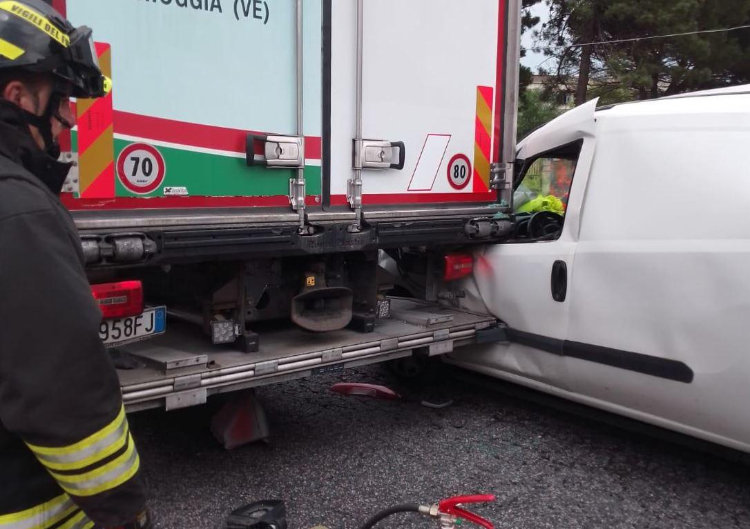 Incidente a Bosco Mesola, Romea in tilt