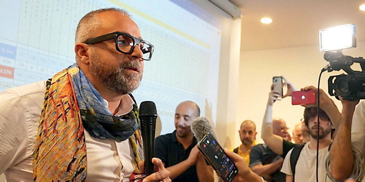 Matteo Franconi raggiante