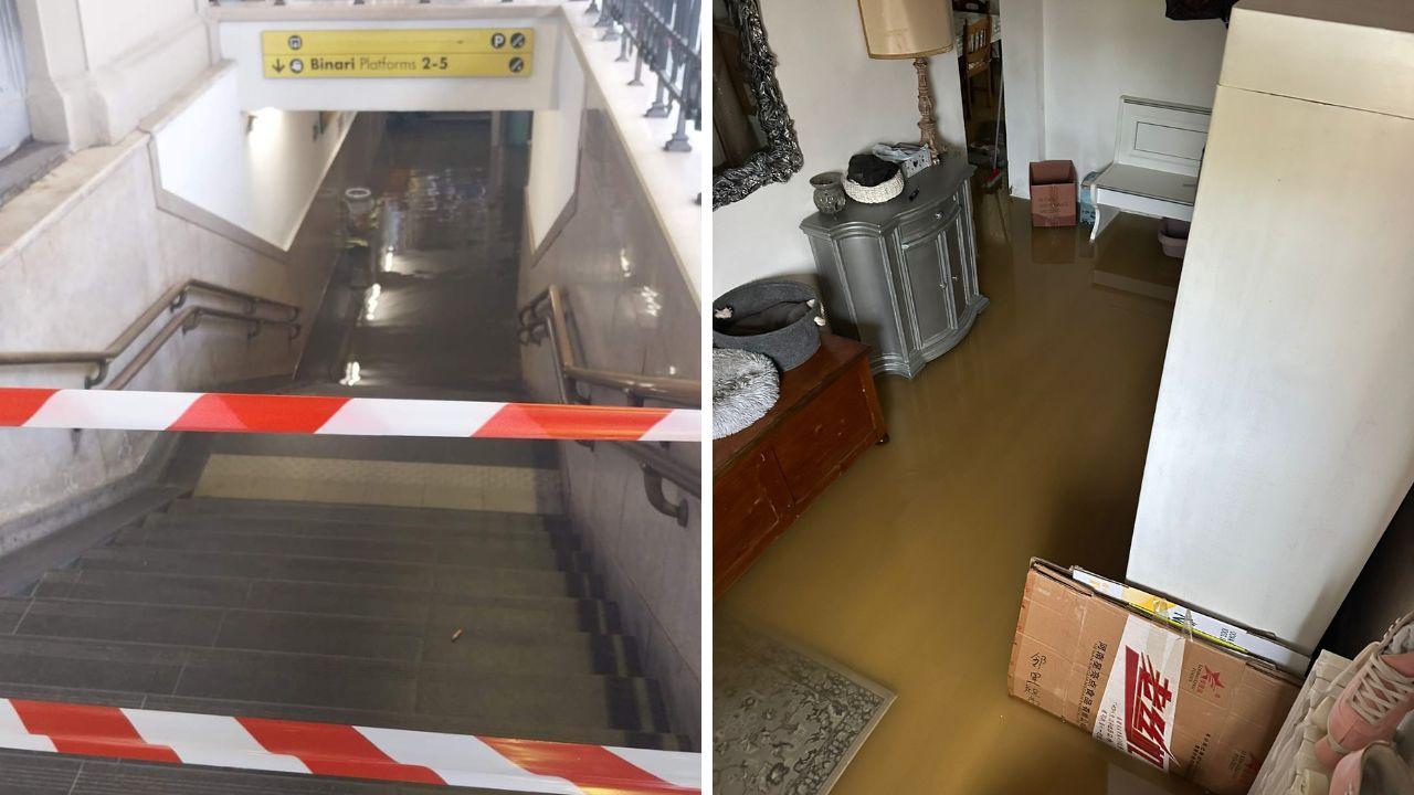 Gli allagamenti a Pistoia