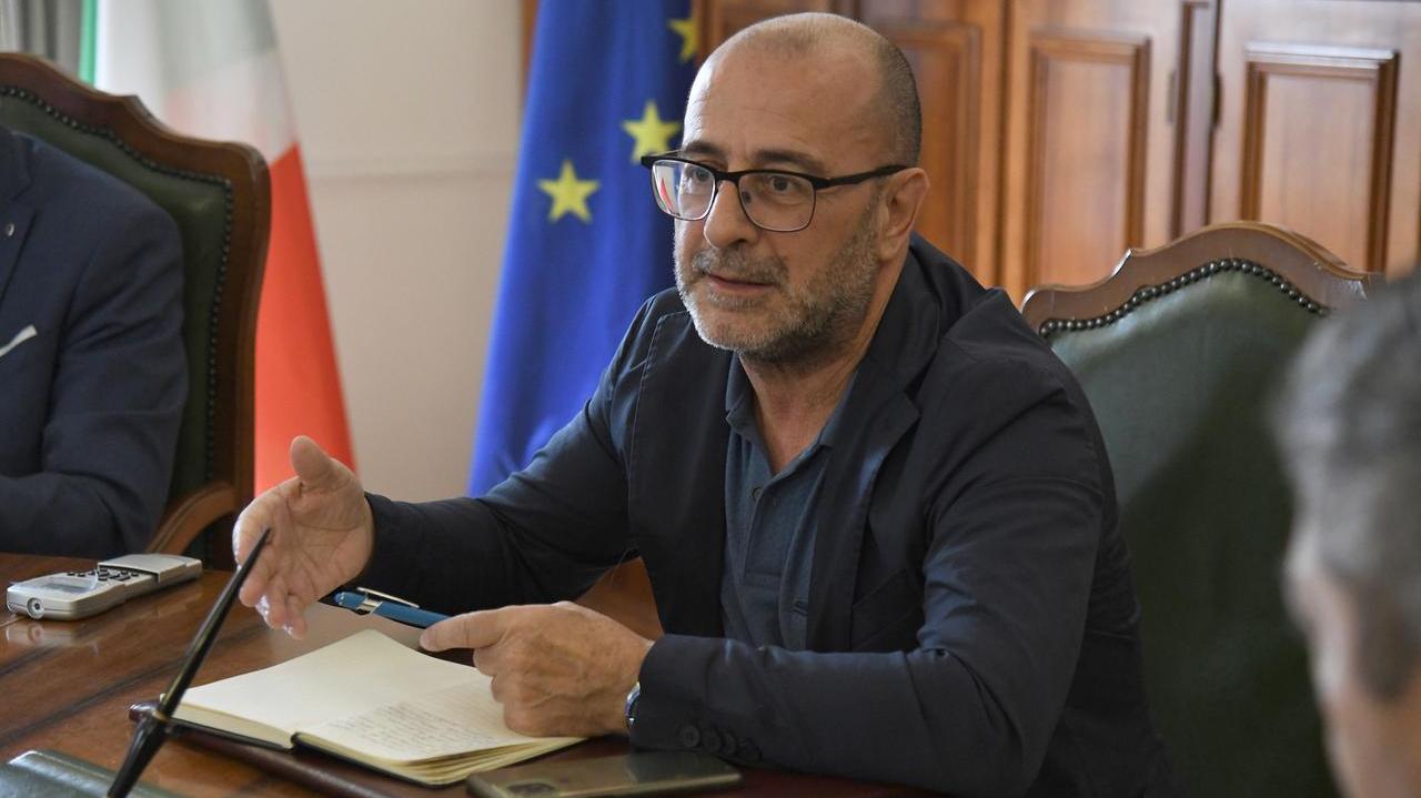 Il commissario Giovanni Pirisi (foto di Massimo Locci)