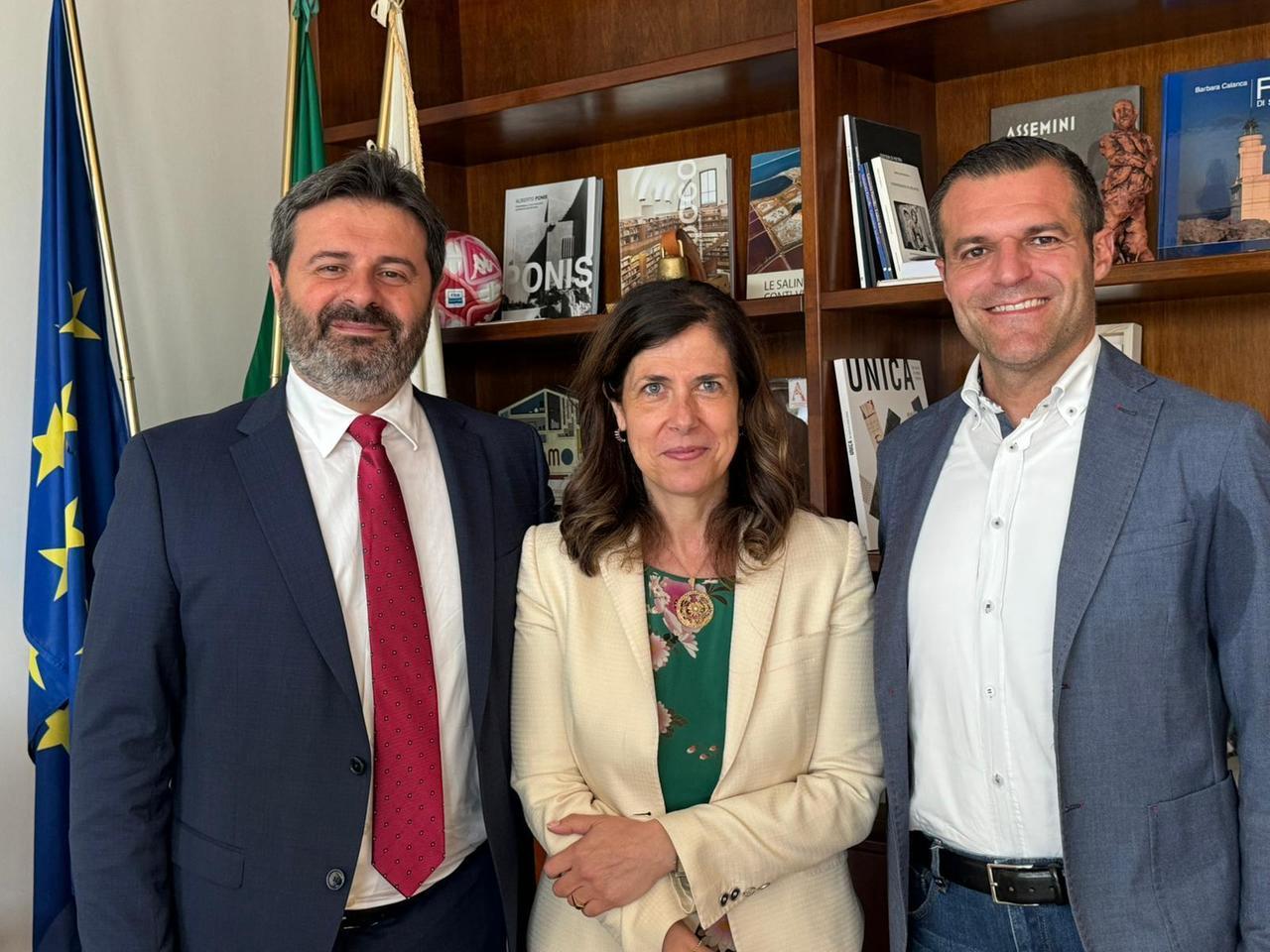 Giuseppe Mascia e Raimondo Cacciotto incontrano Alessandra Todde: «La Città Metropolitana di Sassari è la priorità»