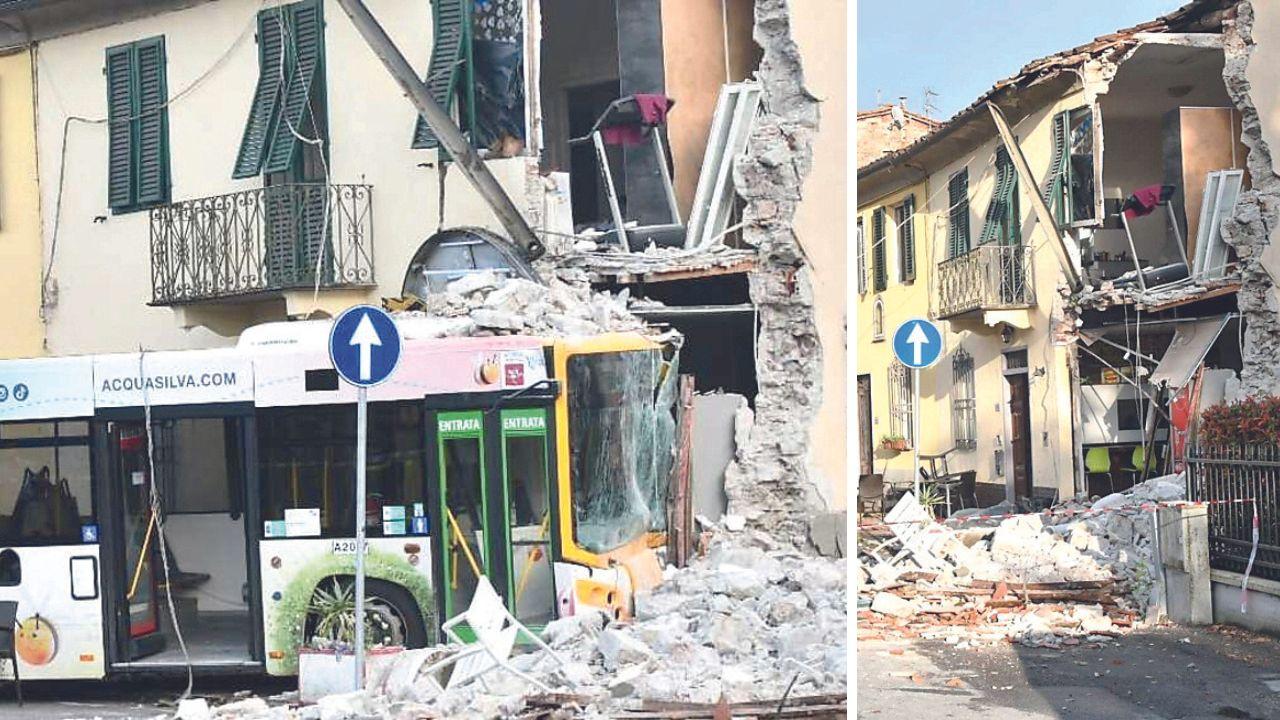 
	La distruzione in viale Puccini (Foto Sernacchioli)


