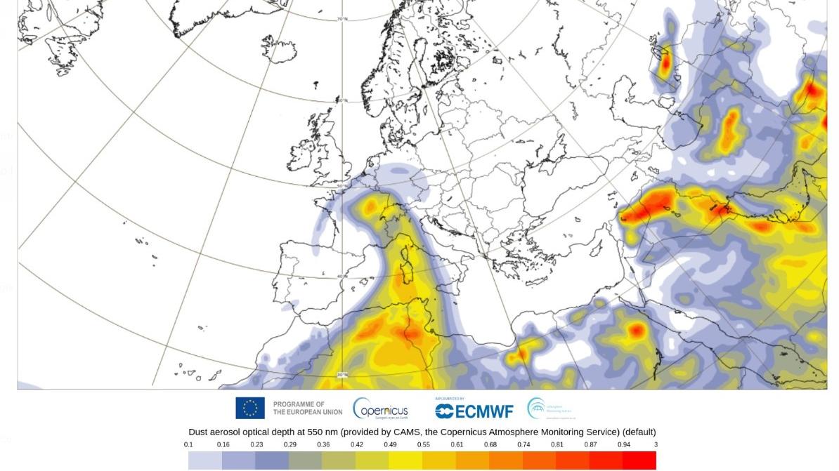 L'ondata di calore in arrivo