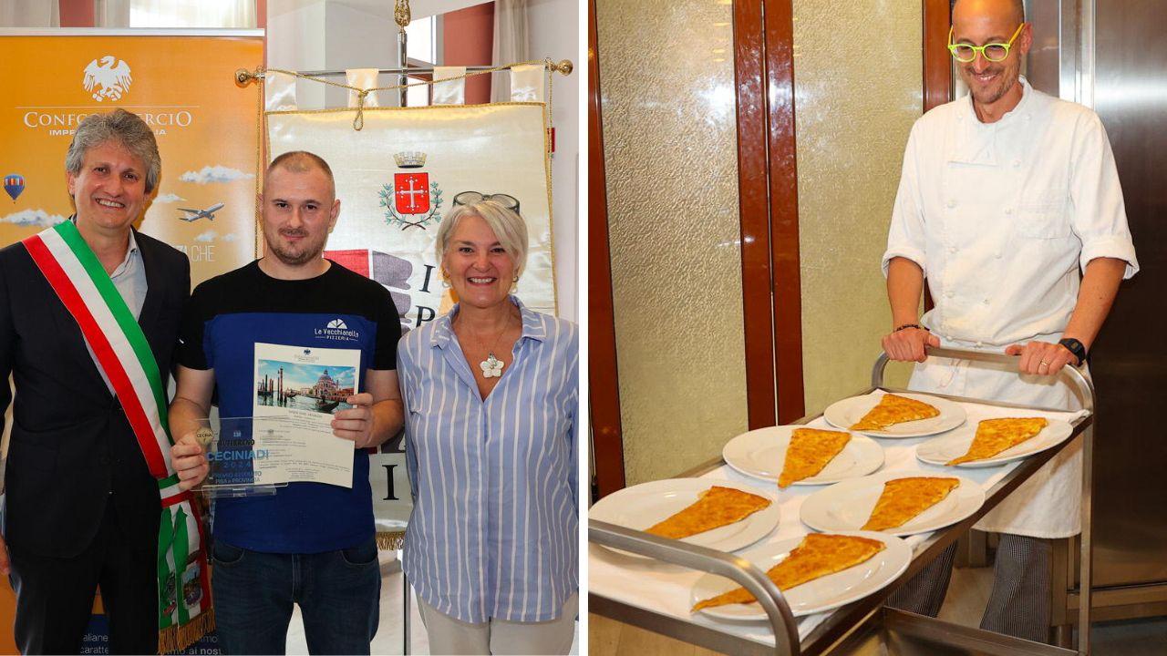 
	Valentin Vinca, primo assoluto dell&rsquo;edizione 2024 delle Ceciniadi e&nbsp;la vera protagonista dell&rsquo;iniziativa, la cecina

