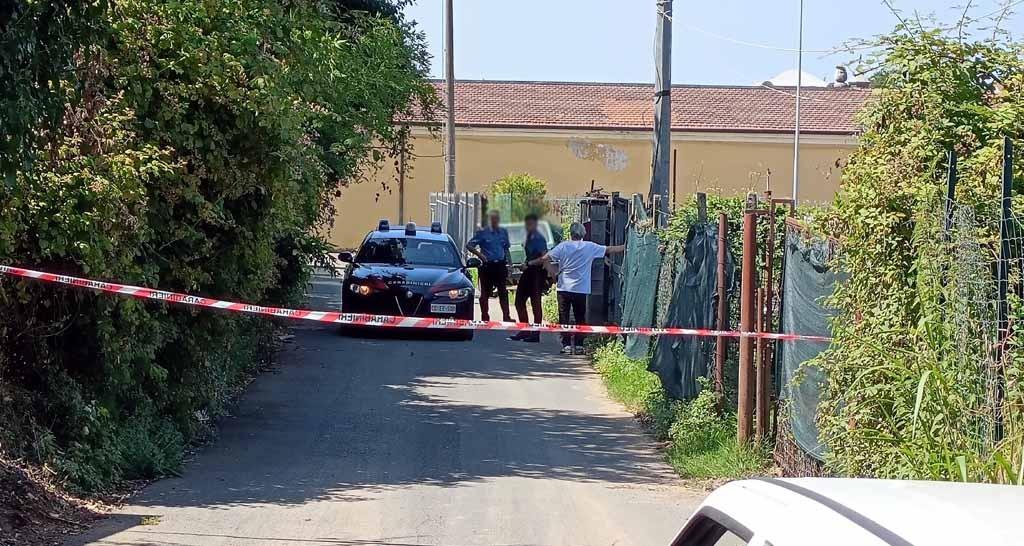 La casa del 51enne (foto Cuffaro)