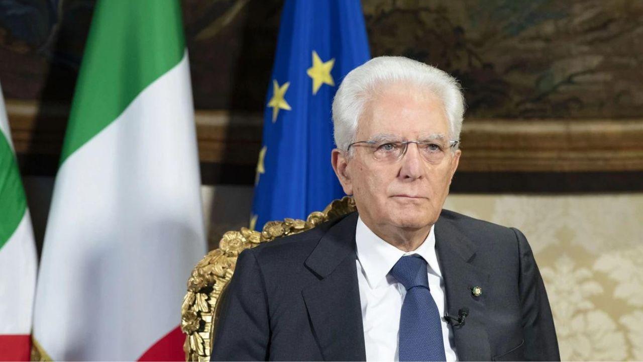 Il presidente della Repubblica Sergio Mattarella