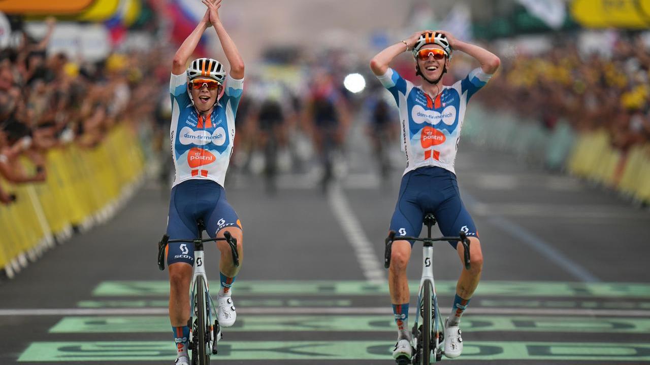  Romain Bardet e Frank van den Broek