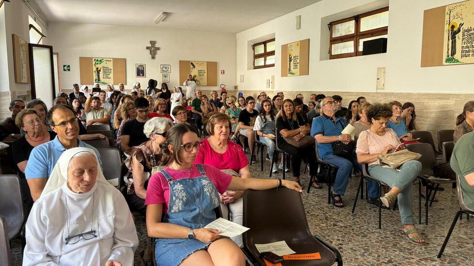 Un momento dell'incontro di chiusura della scuola dell'infanzia