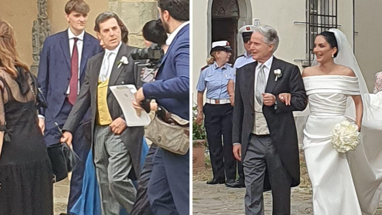 
	A sinistra Fabio Borghese, a destra Angelica Donati con il padre

