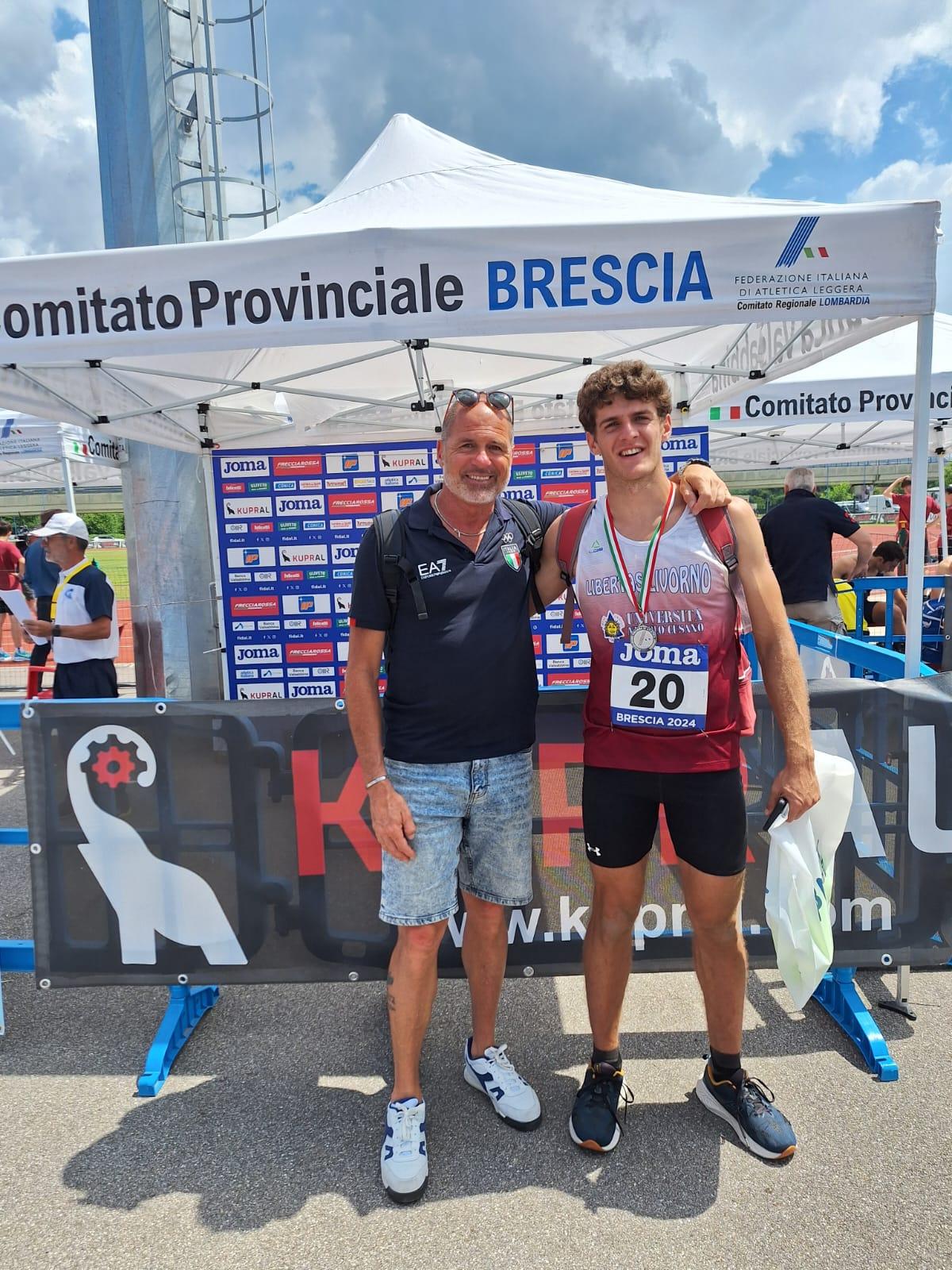 Samuele Baldi con Marco Del Medico