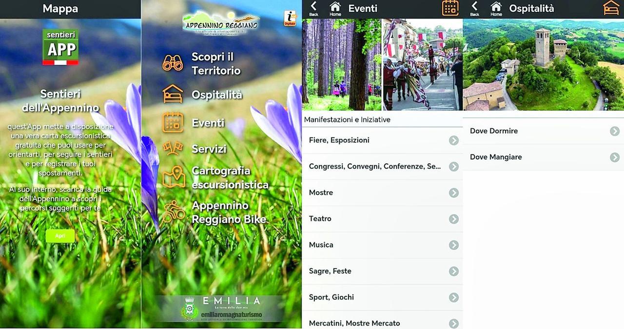 Sulle montagne reggiane ecco l’app per il turismo