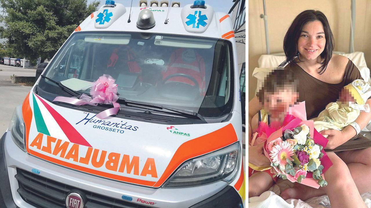 Grosseto, Adele ha fretta di nascere: il parto in ambulanza