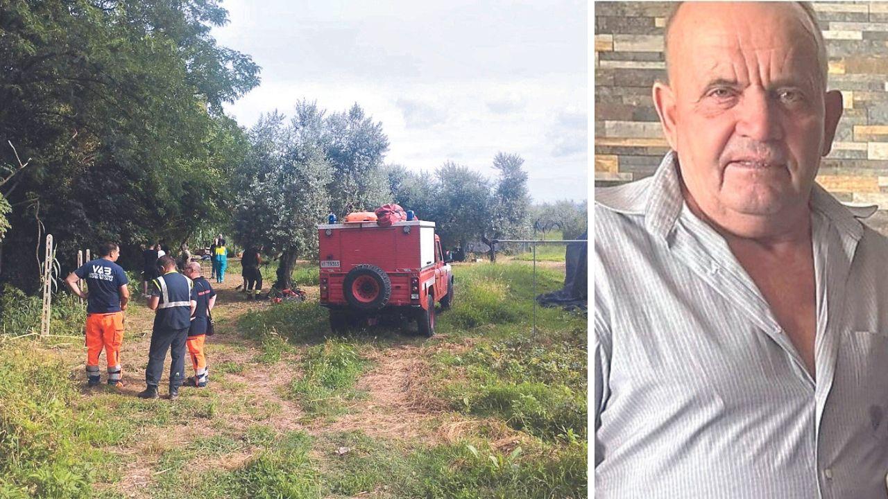 
	Il luogo del ritrovamento e Gjion Toma, l'uomo ritrovato morto

