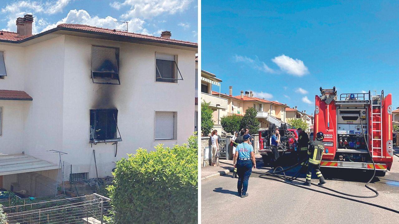 
	Il luogo della tragedia (Foto Falorni/Silvi)

