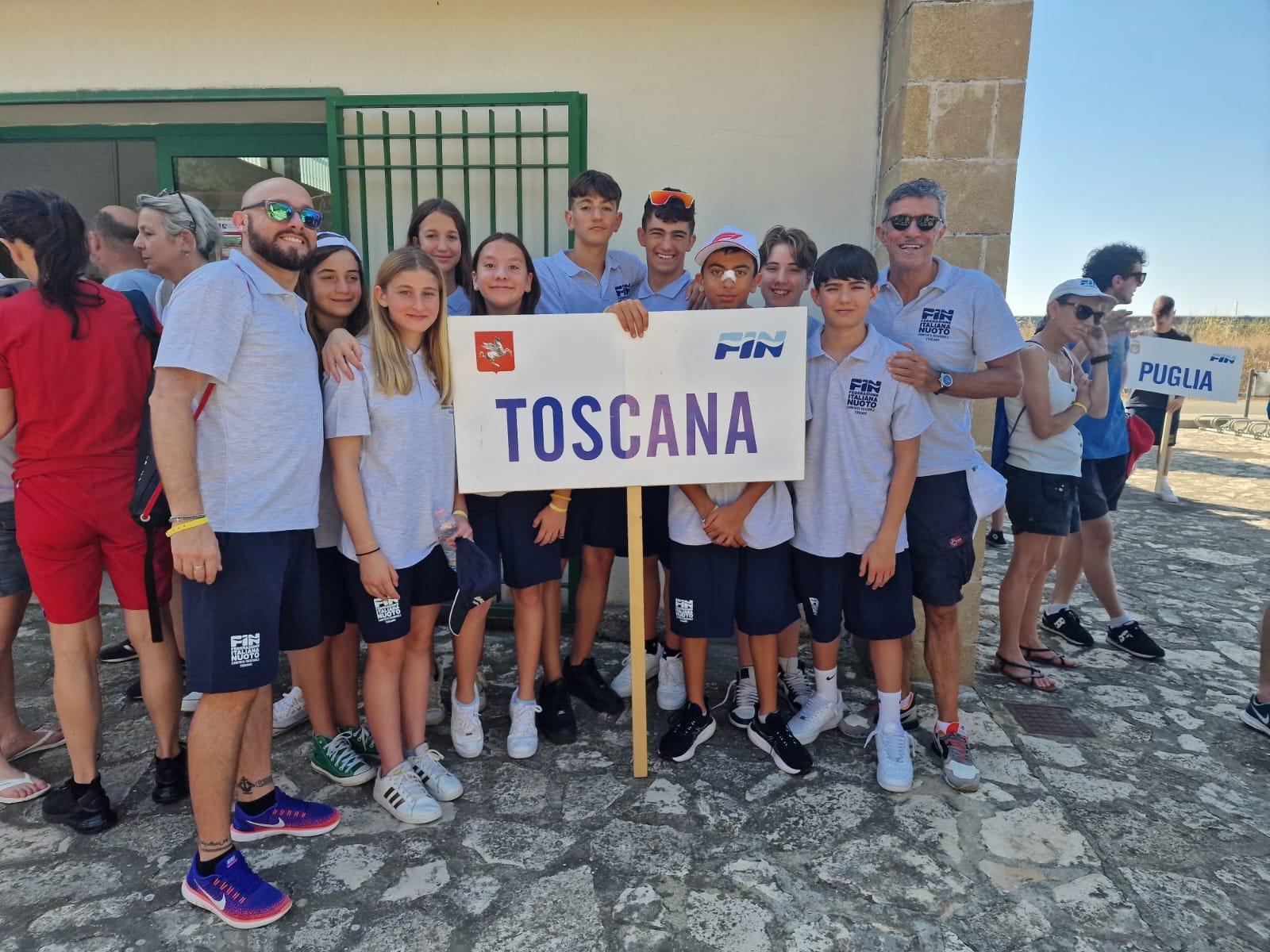 La delegazione toscana in Basilicata