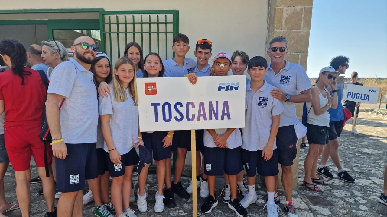 La delegazione toscana in Basilicata