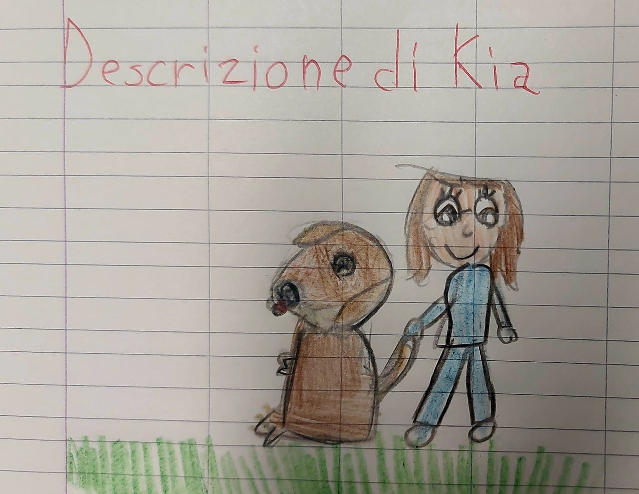 Zoe, 8 anni di Casinalbo, ricoverata all’ospedale stringe amicizia con il cane Kia e la sua classe si mobilita per starle vicino