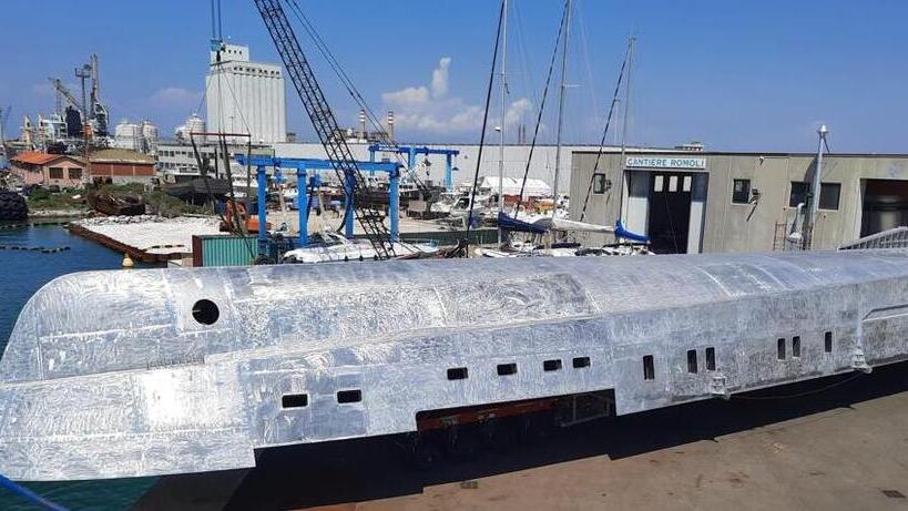 Il cantiere di Gestione Bacini Spa