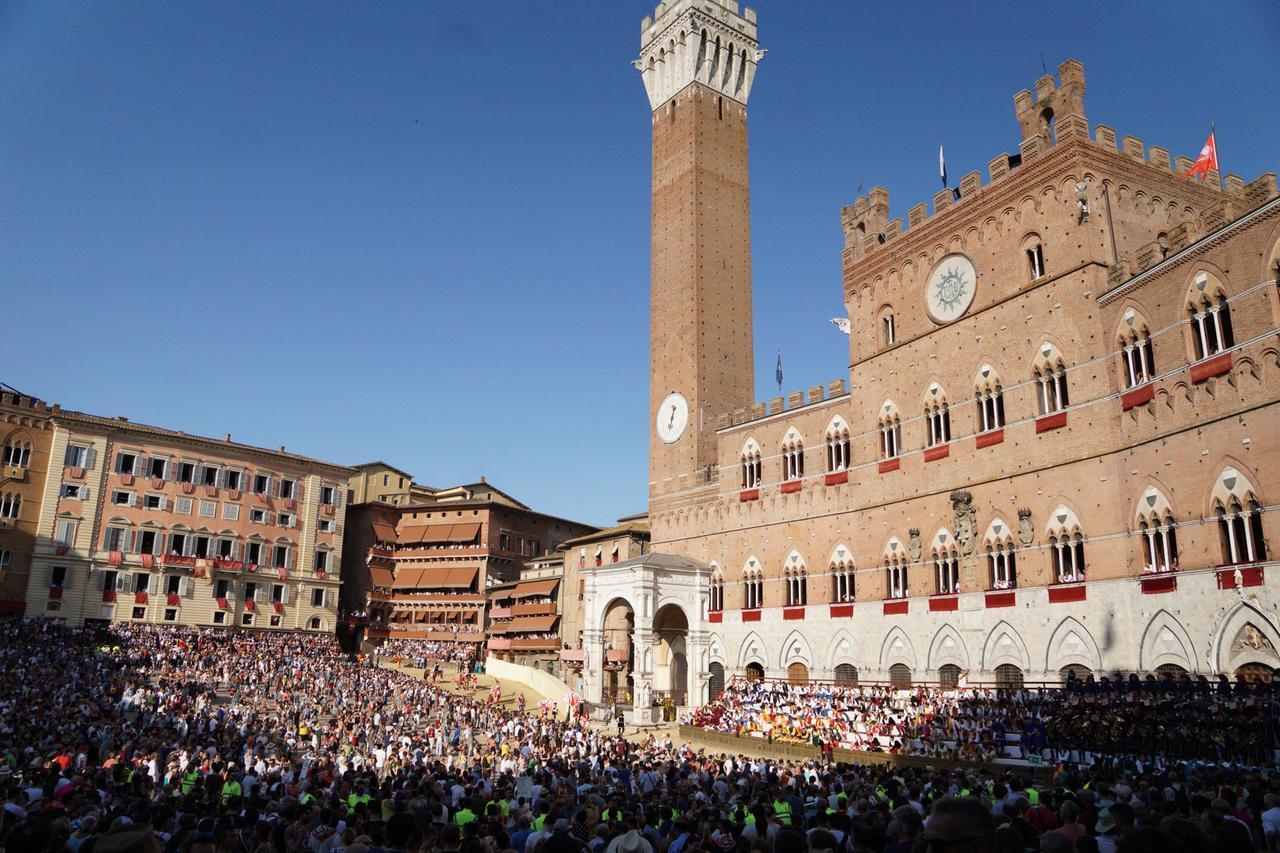 
	Un'immagine durante la prima giornata del Palio

