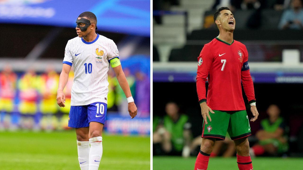 Kylian Mbappé e Cristiano Ronaldo