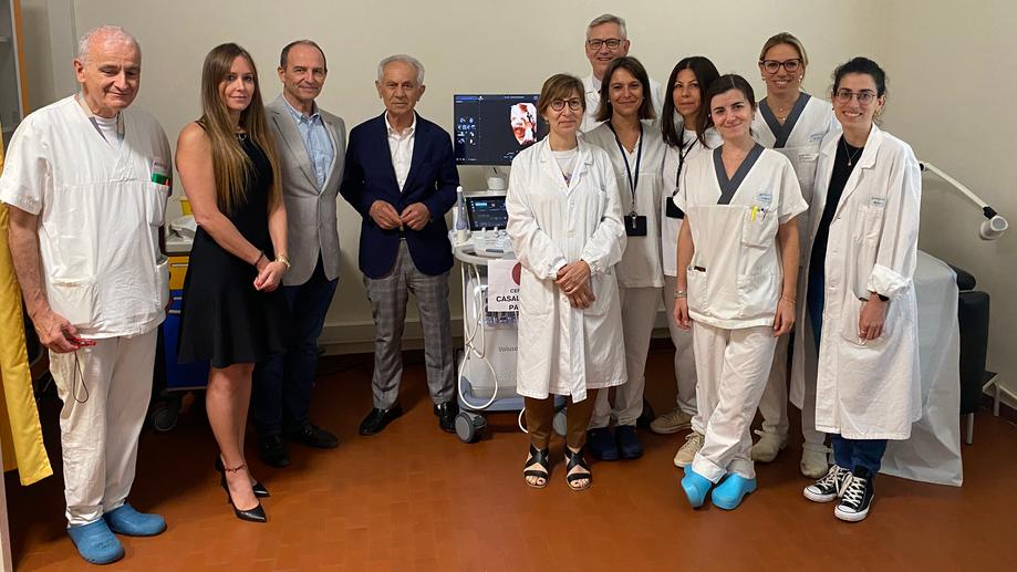 L’ospedale di Reggio Emilia riceve un ecografo di ultima generazione