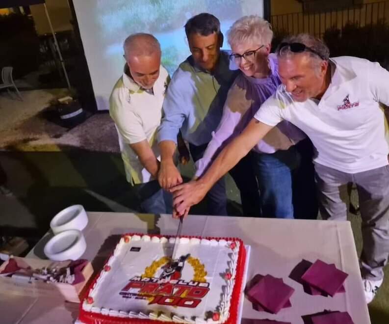 La festa per i 100 anni del Moto Club Prato al Giardino Buonamici