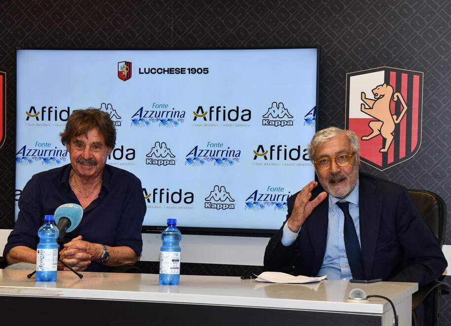 Massimo Morgia responsabile del settore giovanile e il presidente Andrea Bulgarella (foto Sernacchioli)