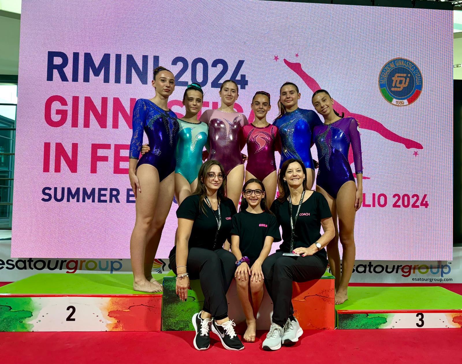 Uno dei gruppi della Polisportiva Barbanella Uno