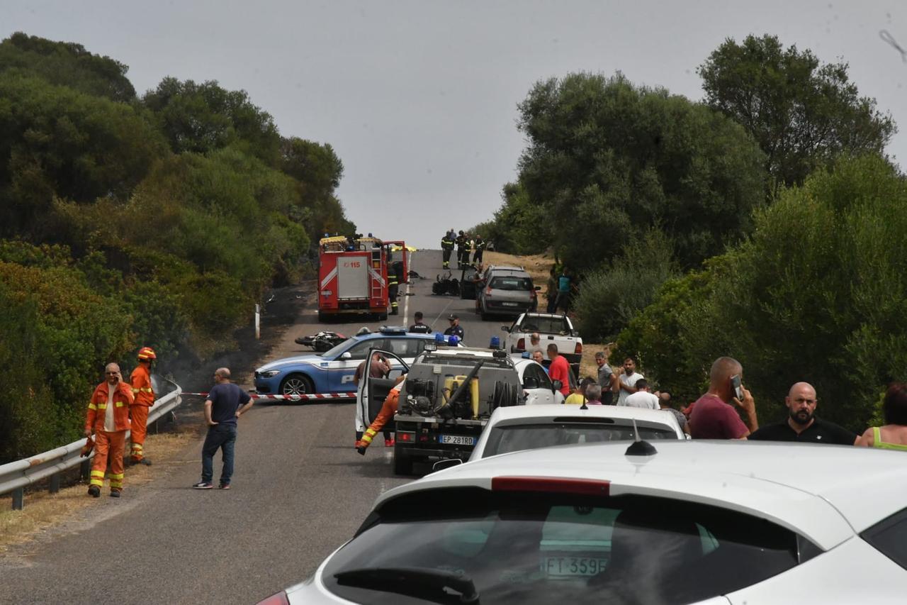 
	Il punto dell'incidente (Foto Francesco Pinna)

