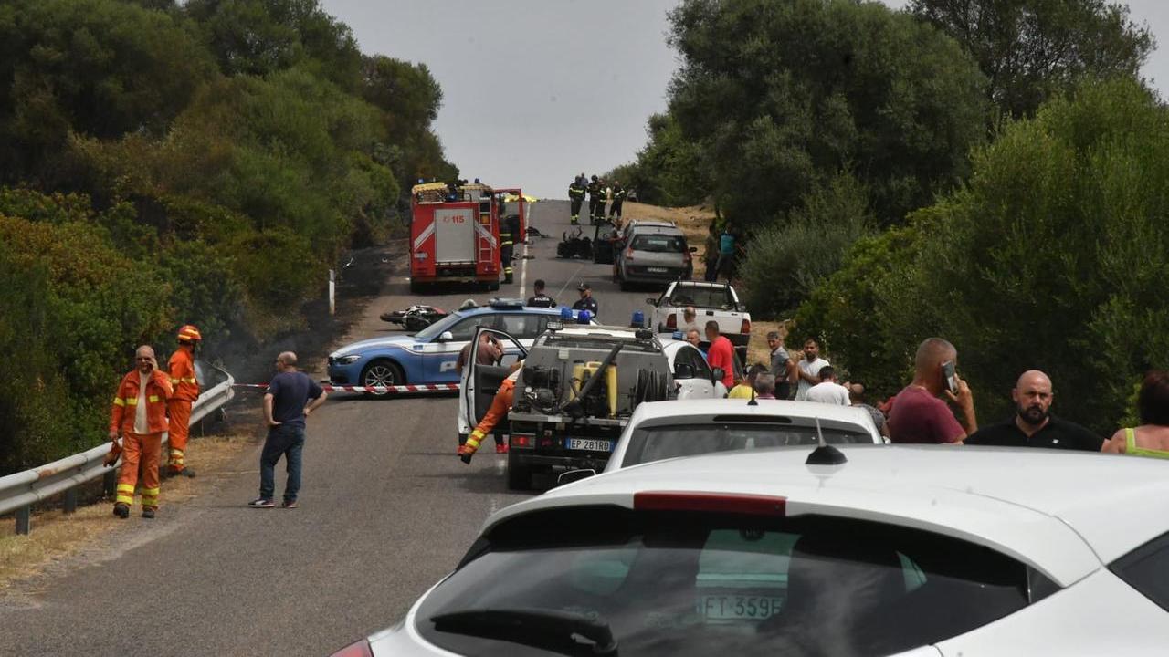 Il punto dell'incidente (Foto Francesco Pinna)