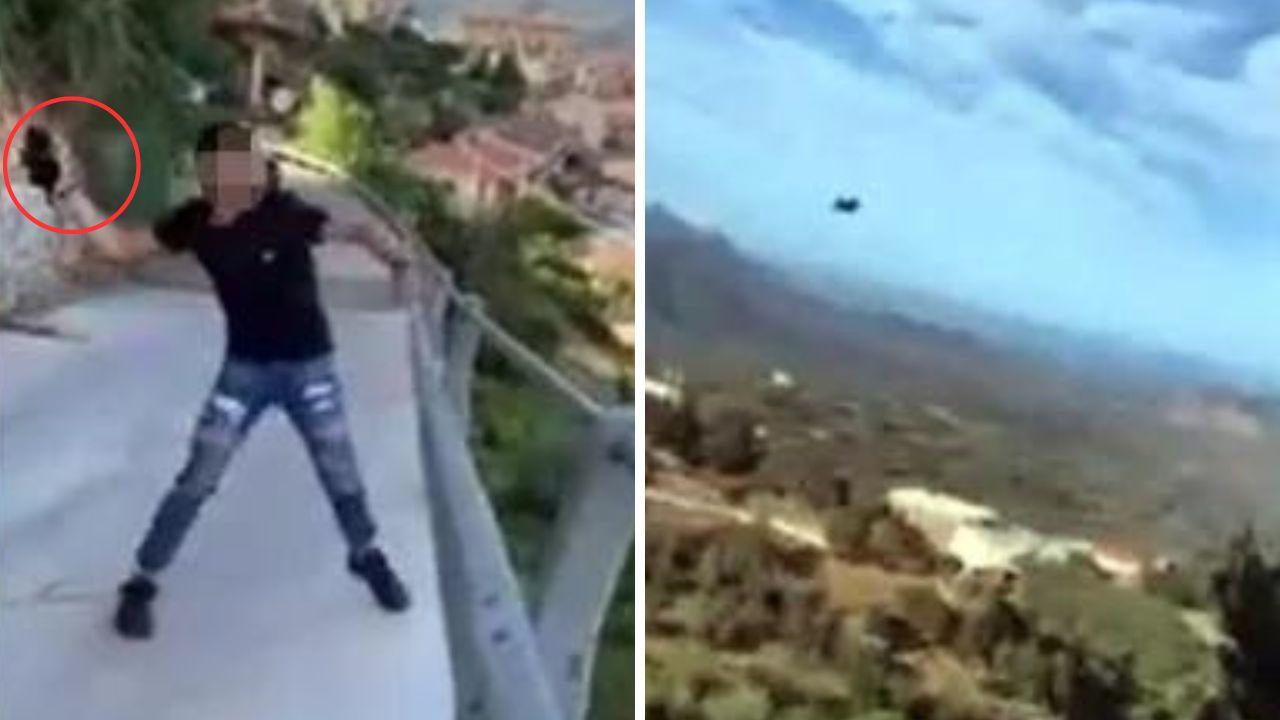 Follia in Sardegna, lancia un gattino da un ponte e pubblica il video sui social