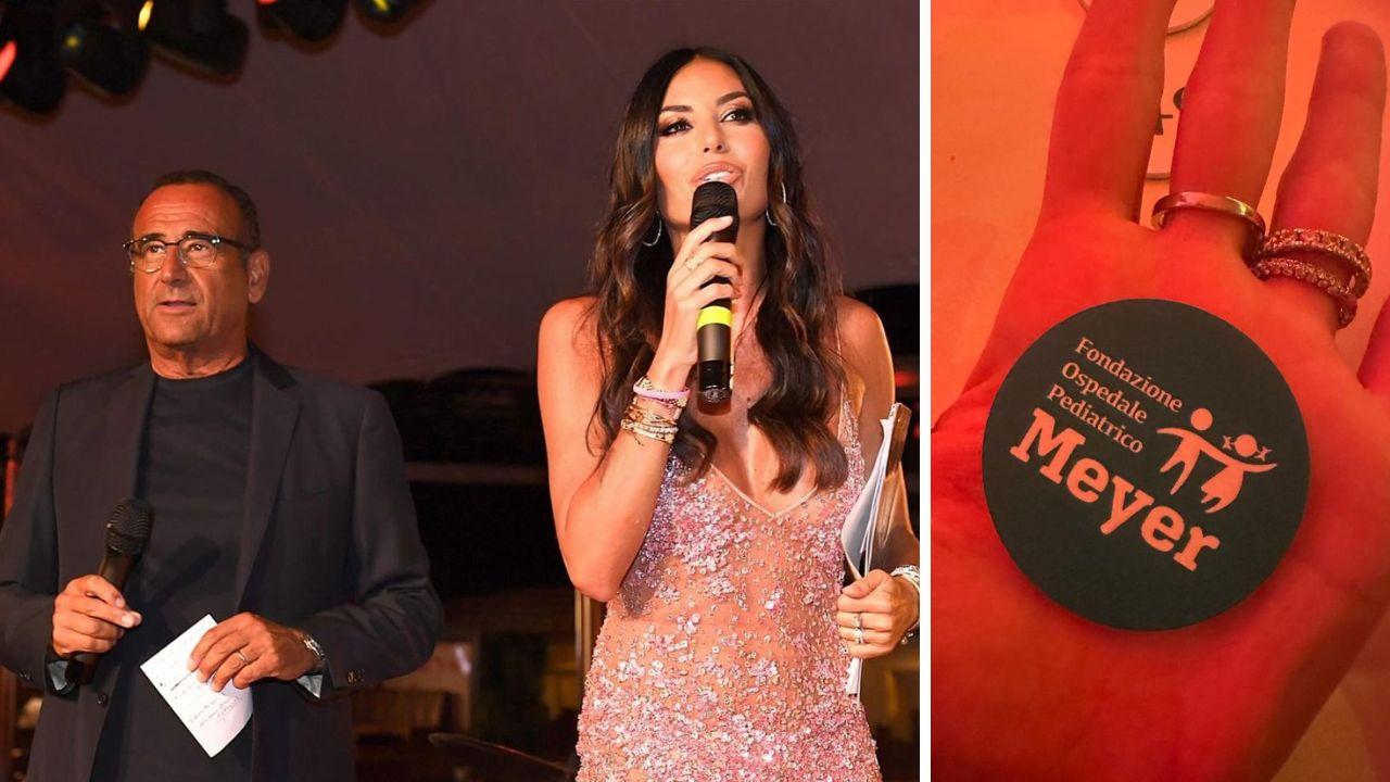 
	Elisabetta Gregoraci e Carlo Conti (foto instagram&nbsp;elisabettagregoracireal)

