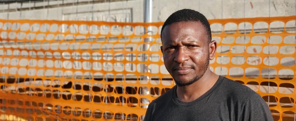 il 34enne Ousmane Diallo, originario del Senegal e rappresenta i lavoratori della ditta Marconi nell’azienza come Fillea Cgil