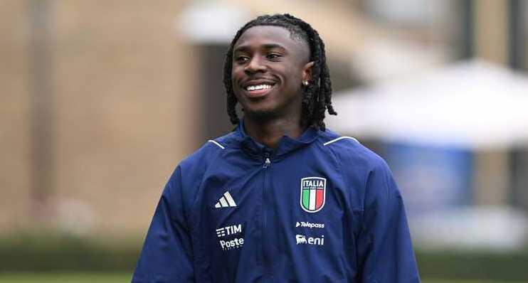 L'attaccante Moise Kean