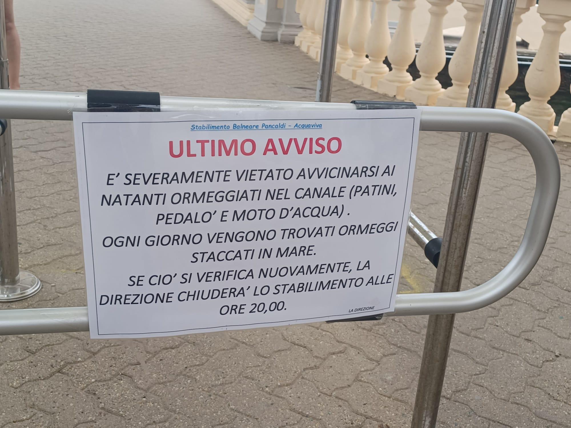 L'ultimo avviso dei Pancaldi