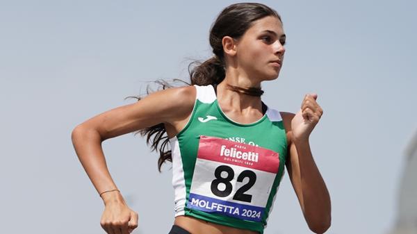 Laura Frattaroli campionessa italiana U18 nei 400 metri