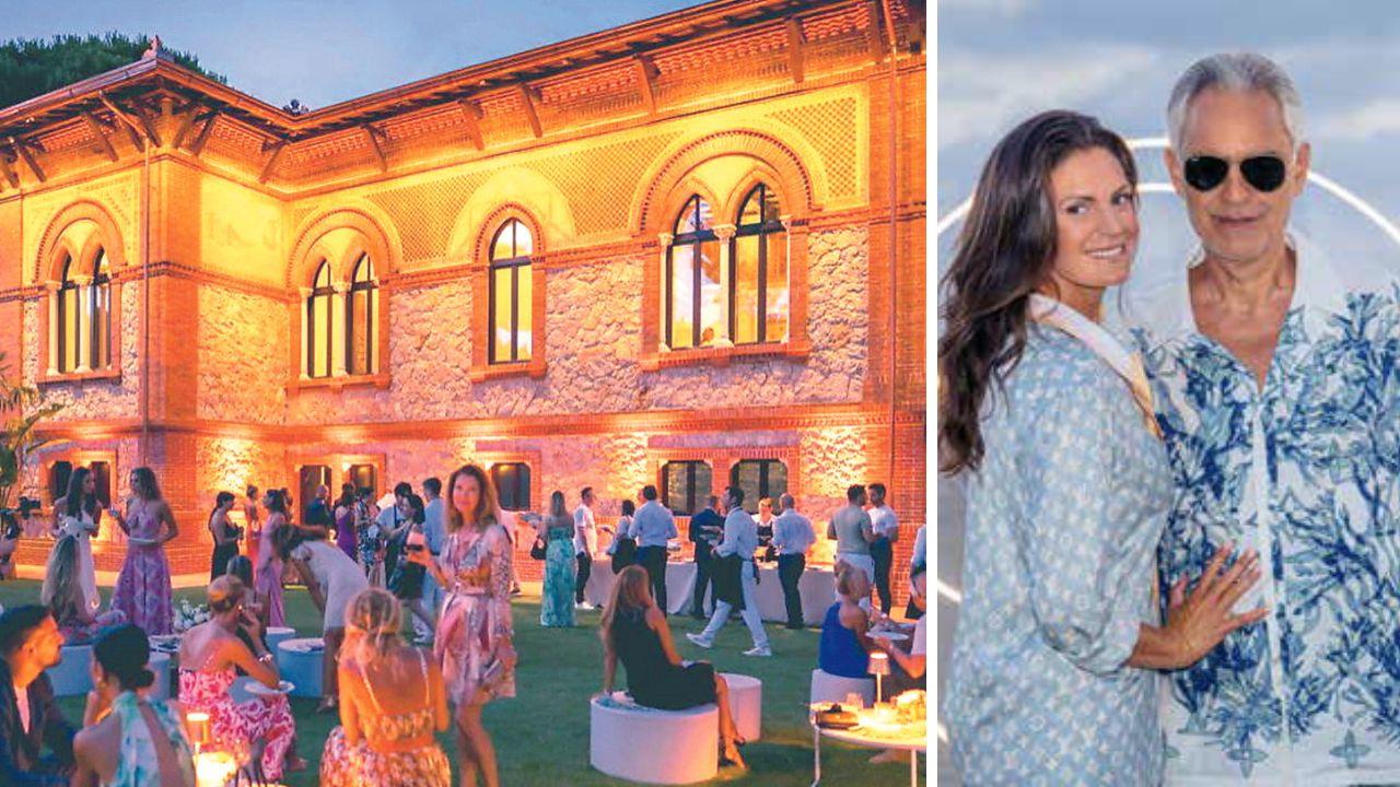 
	Veronica Berti Bocelli con il marito e un evento a Villa Alpebella


