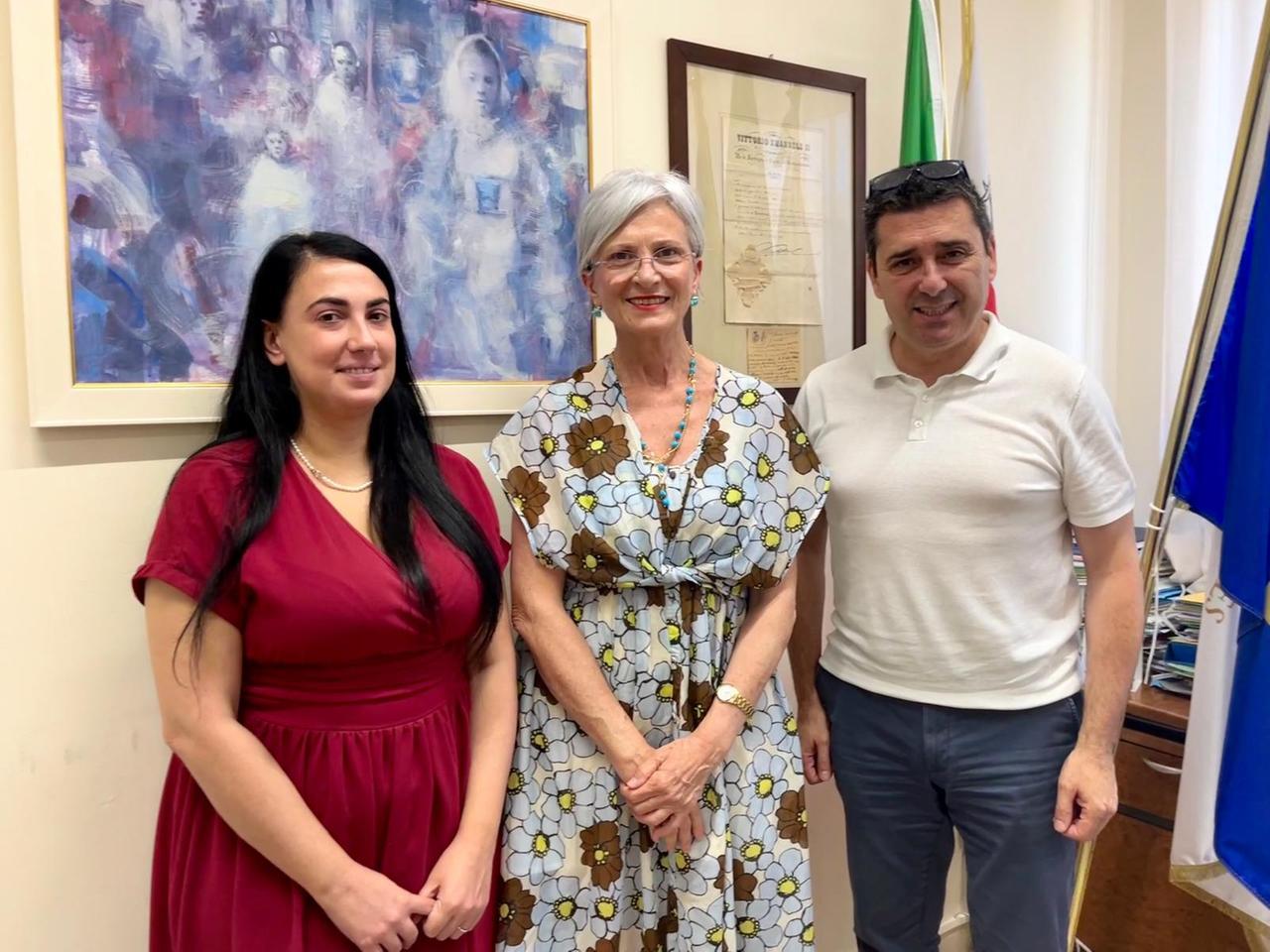 
	Da sinistra Simona Fois, Carla Puligheddu e Massimo Mulas

