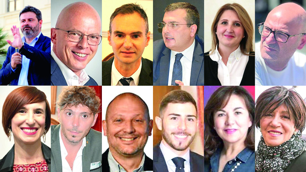 <br />
Da sinistra in senso orario, Giuseppe Mascia, Fabio Pinna, Giuseppe Masala, Salvatore Sanna, Nicoletta Puggioni, Mario Pingerna, Maria Francesca Fantato, Lello Panu, Tore Dau, Massimo Rizzu, Patrizia Mercuri, Lalla Careddu