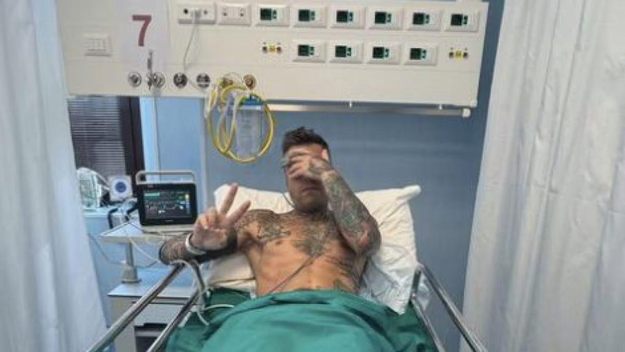 Fedez in ospedale