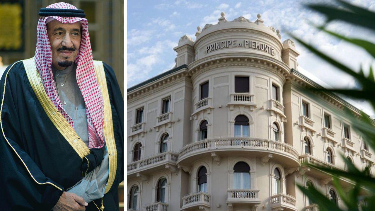 
	Il re dell'Arabia Saudita,&nbsp;Salman bin Abdulaziz, e il Grand hotel Principe di Piemonte

