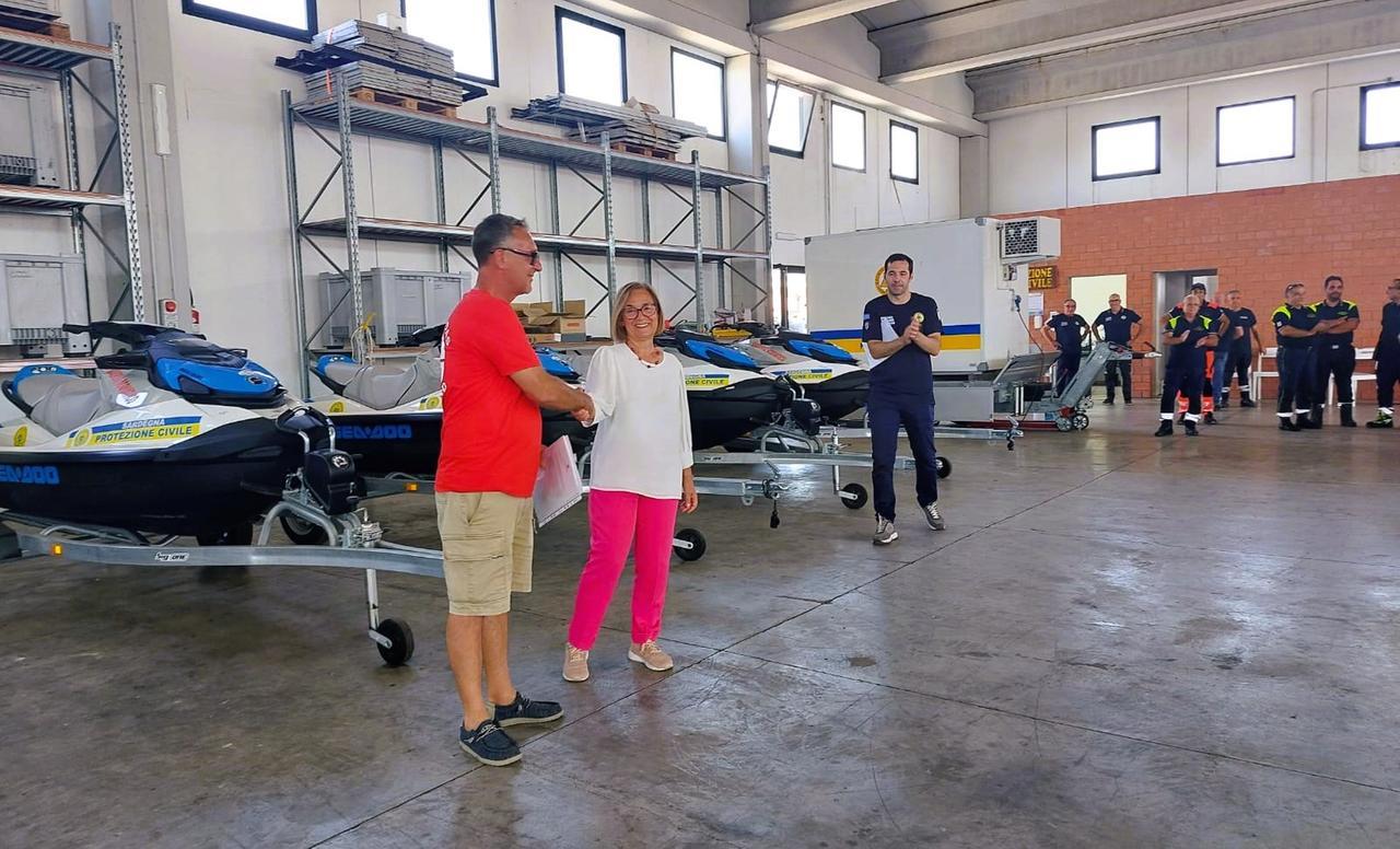 Nuovi gommoni e moto d’acqua alle associazioni sarde di protezione civile
