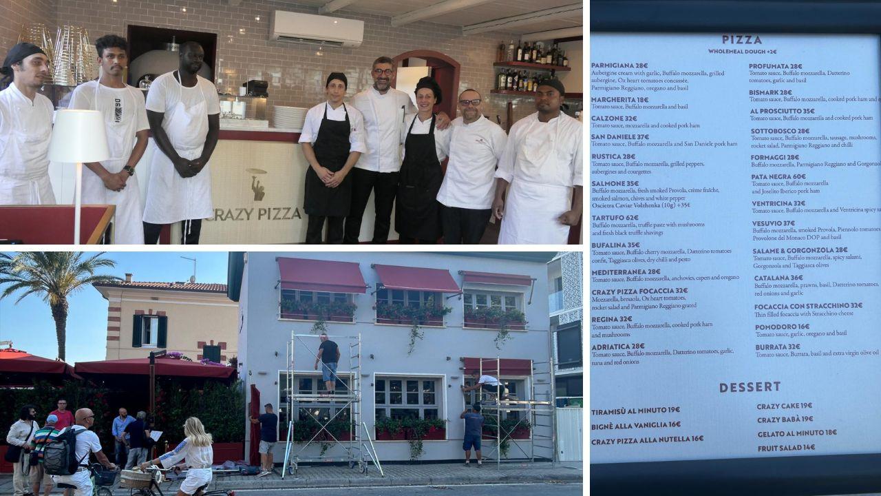 
	Il menu delle pizze, lo staff e gli ultimi dettagli al locale (foto Roberto Paglianti)

